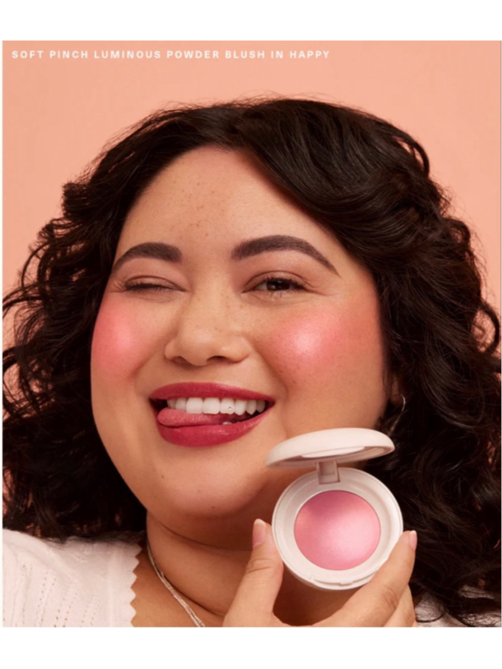 RARE BEAUTY Soft Pinch Luminous Powder Blush - Happy - Picture 2 of 5